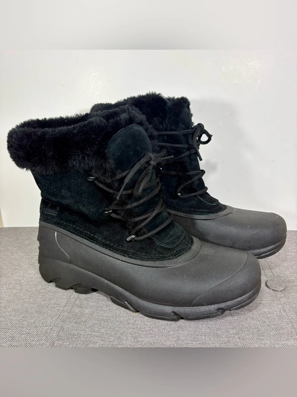 Sorel Snow Angel Lace Insulated Waterproof Winter Ankle Boots- woman’s 10.5